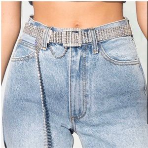 Rhinestone jeweled belt, never worn only tried on.